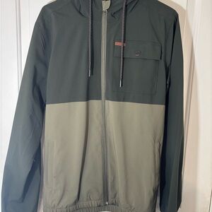 Men's Voyager water resistant Two-Tone Hooded Jacket